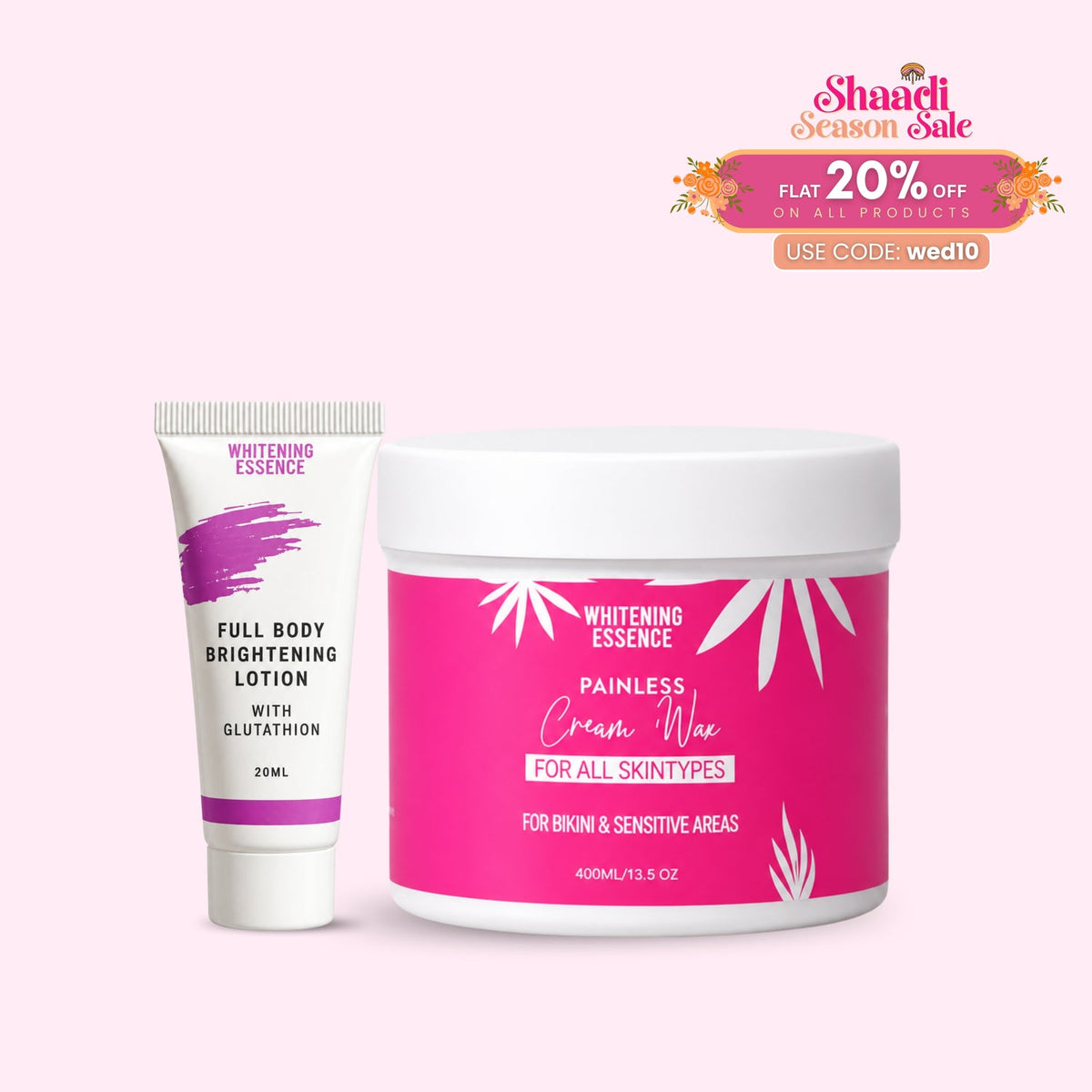 Painless Cream Wax + Strip Pack ( Free )