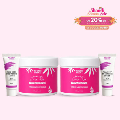 Painless Cream Wax + Strip Pack ( Free )